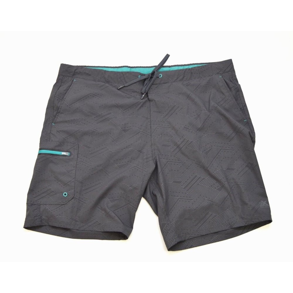 Zeroxposur Travel Shorts Men's Size Med Gray Stretch Pockets Lightweight‎ Lined